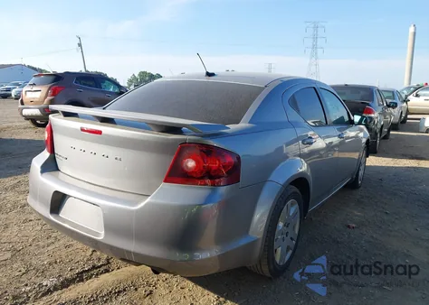 2014 Dodge Avenger Se из США, поврежденный, VIN 1C3CDZAB7EN144553